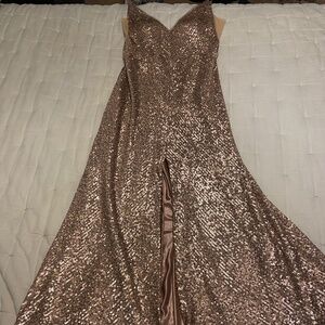 Jenny Yoo size10 champagne Zelda with tag